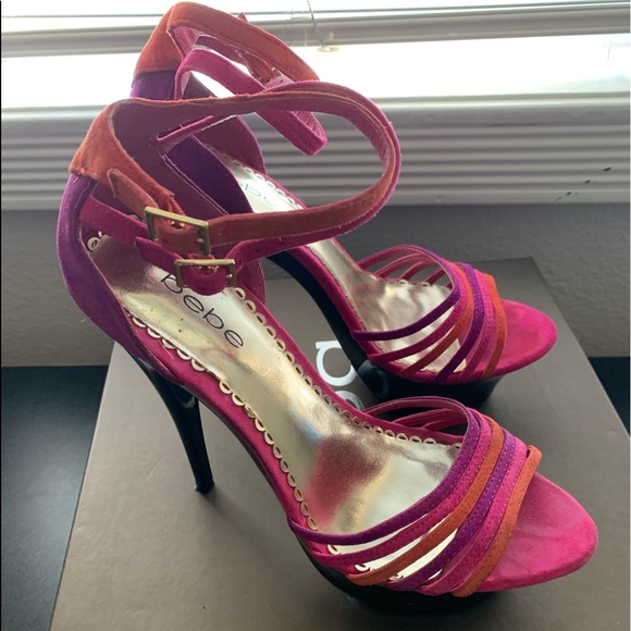 Bebe platform sandal size 7 - Picture 2 of 4